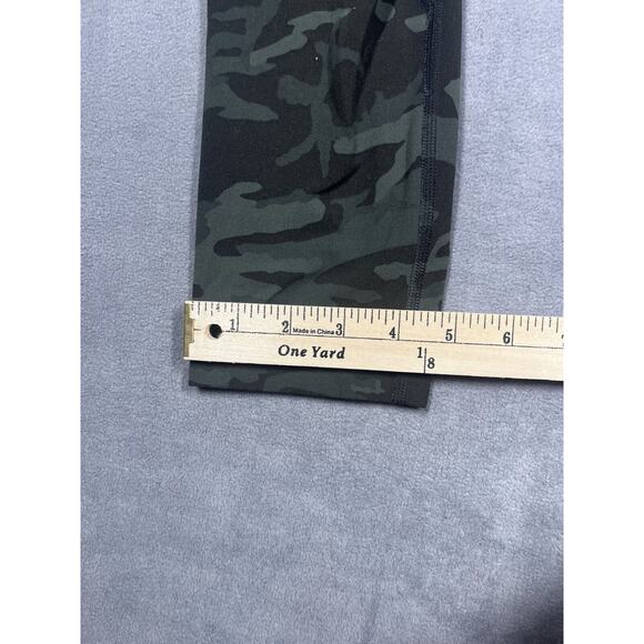 Lululemon Legging Women's 22 Green Camouflage Elastic Waist Pull On Performance - Picture 6 of 7